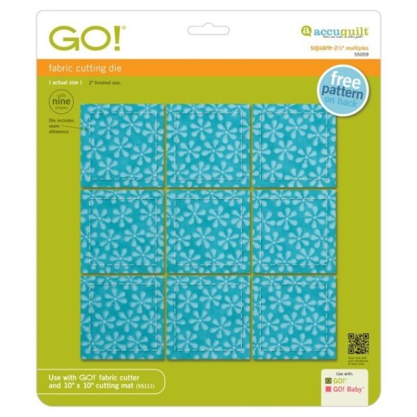 GO! Square-2 1/2" (2" Finished) Multiples