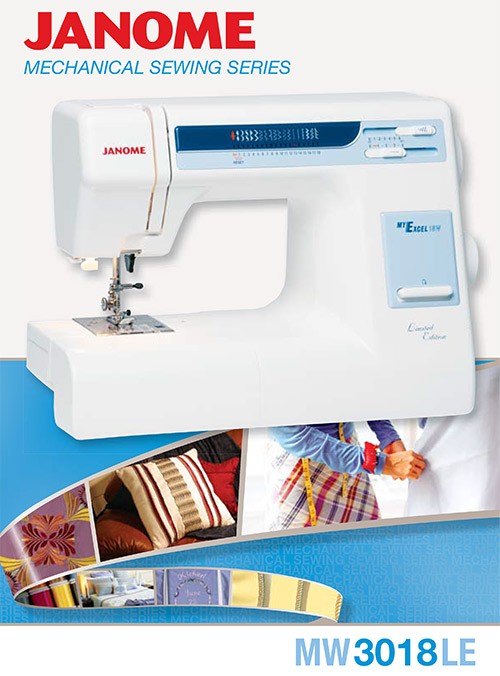 Janome MW3018 Limited Edition Brochure