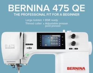 BERNINA 475QE Quilters Edition RRP $3299.00