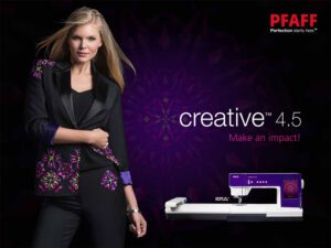 PFAFF creative 4.5 Embroidery and Sewing Machine
